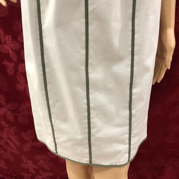 Sinclaire 10 Dress Ivory Sleeveless Knee Length Cocktail  Sz 6 - Picture 3 of 12